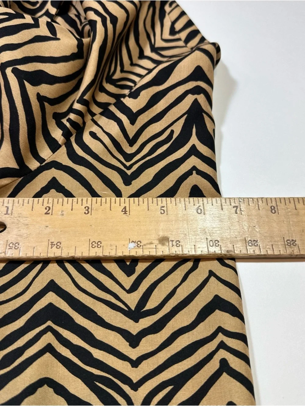 Lafayette 148 Scottie Blouse 100% Silk Size S Zebra Print Animal Luxury Designer - Picture 13 of 14
